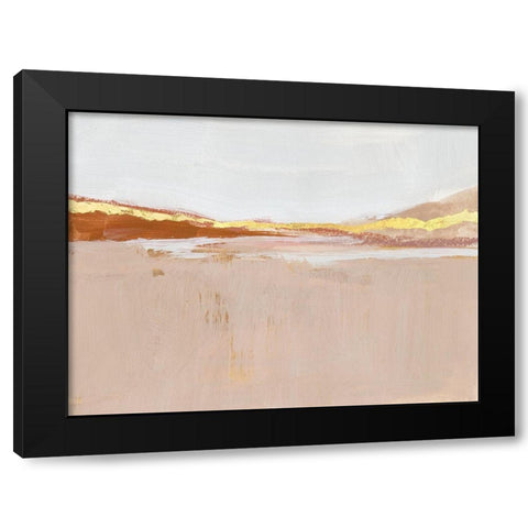 Gilded Expanse II Black Modern Wood Framed Art Print with Double Matting by Barnes, Victoria