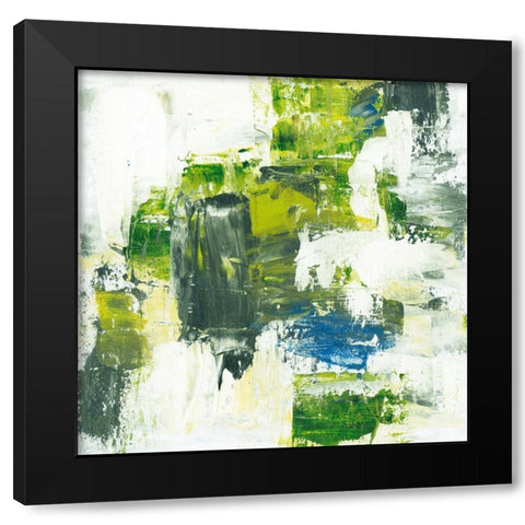 Summer Meadow IV Black Modern Wood Framed Art Print with Double Matting by Wang, Melissa
