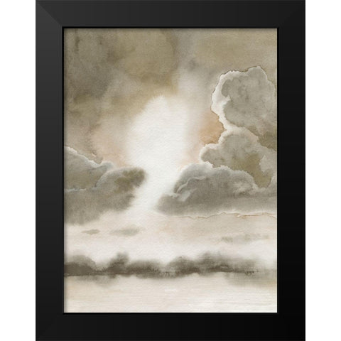 Sepia Sky I Black Modern Wood Framed Art Print by Popp, Grace