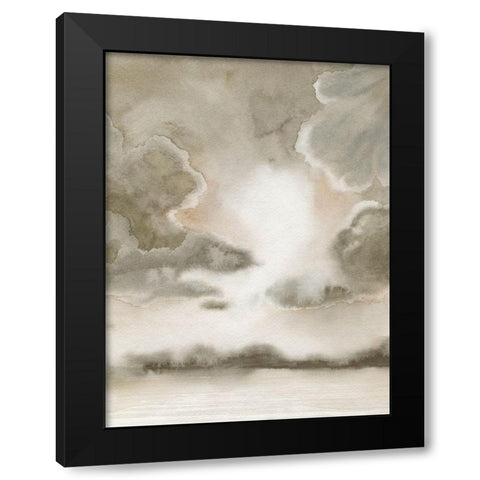 Sepia Sky II Black Modern Wood Framed Art Print by Popp, Grace