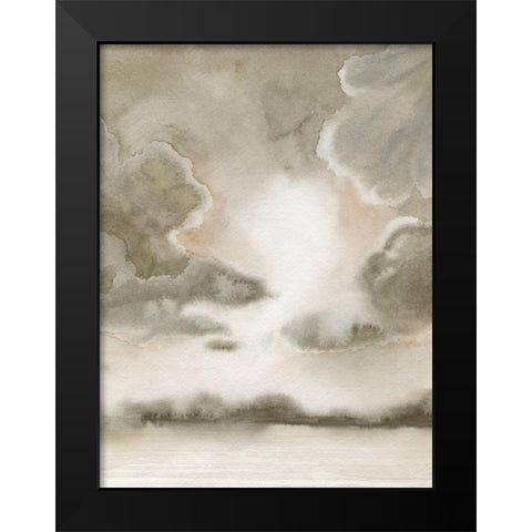 Sepia Sky II Black Modern Wood Framed Art Print by Popp, Grace