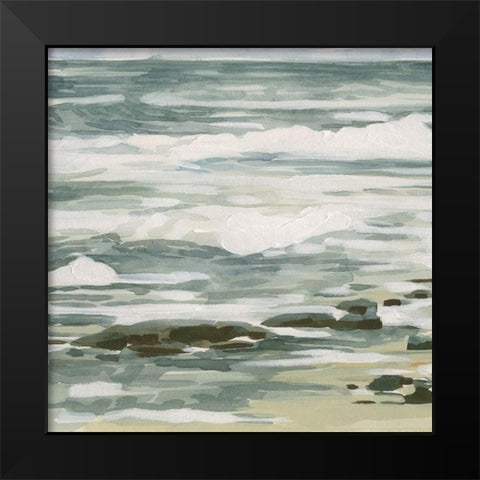 Low Tide I Black Modern Wood Framed Art Print by Caroline, Emma