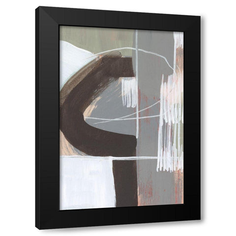 Arching Neutrals IV Black Modern Wood Framed Art Print by Goldberger, Jennifer