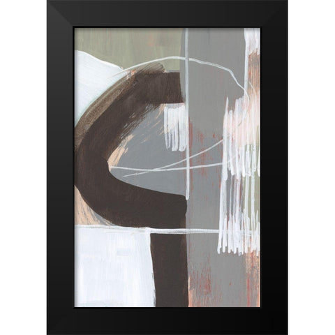 Arching Neutrals IV Black Modern Wood Framed Art Print by Goldberger, Jennifer