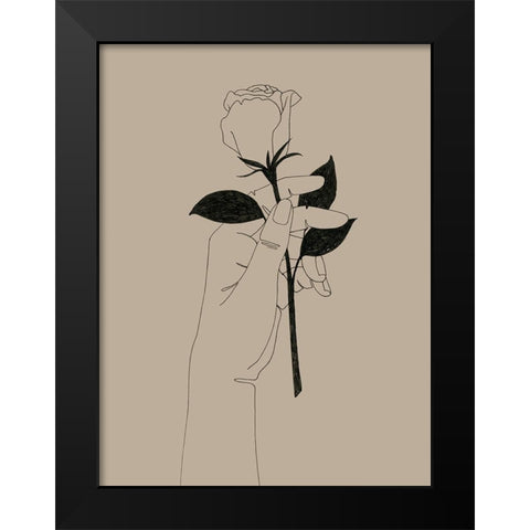 Youre the One I Black Modern Wood Framed Art Print by Popp, Grace