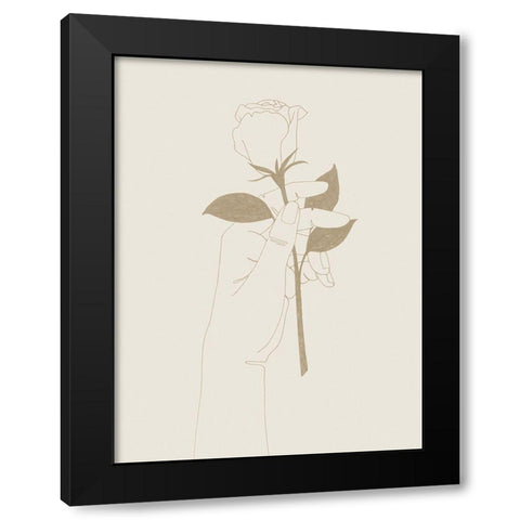 Youre the One III Black Modern Wood Framed Art Print with Double Matting by Popp, Grace