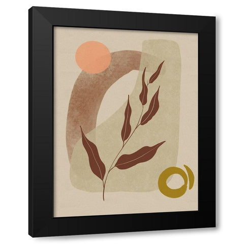 Autumn Soul I Black Modern Wood Framed Art Print with Double Matting by Holman, Nicholas