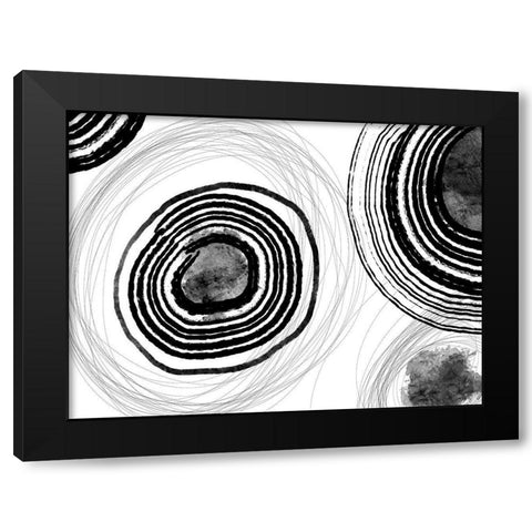 Under the Microscope III Black Modern Wood Framed Art Print with Double Matting by Holman, Nicholas