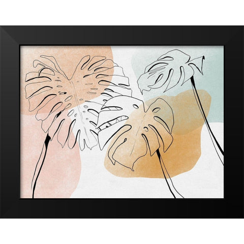 Summer Warmth I Black Modern Wood Framed Art Print by Holman, Nicholas