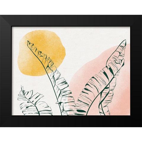 Summer Warmth II Black Modern Wood Framed Art Print by Holman, Nicholas