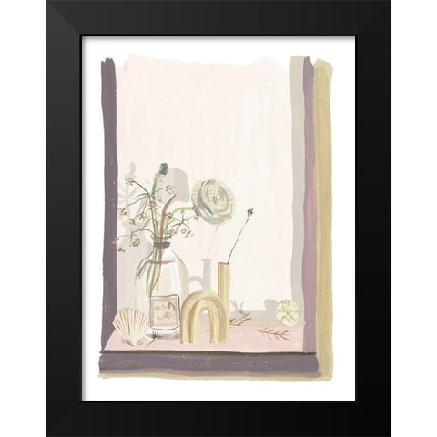 By My Window III Black Modern Wood Framed Art Print by Wang, Melissa