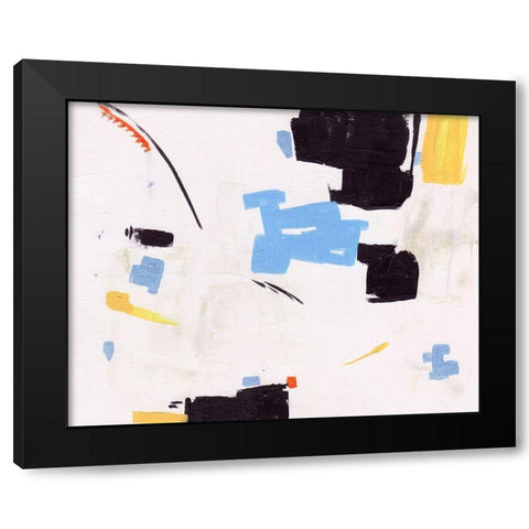 Inland Sands III Black Modern Wood Framed Art Print with Double Matting by Wang, Melissa