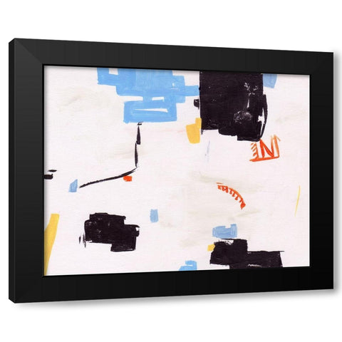 Inland Sands V Black Modern Wood Framed Art Print with Double Matting by Wang, Melissa