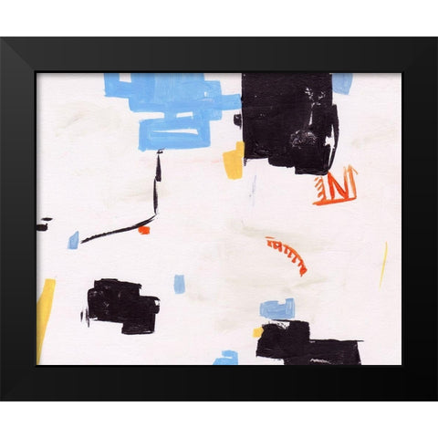 Inland Sands V Black Modern Wood Framed Art Print by Wang, Melissa