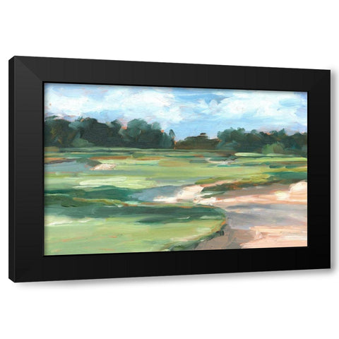 Golf Course Study II Black Modern Wood Framed Art Print by Harper, Ethan