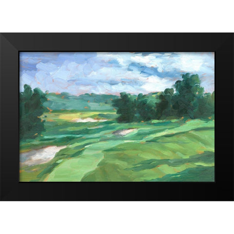 Golf Course Study IV Black Modern Wood Framed Art Print by Harper, Ethan