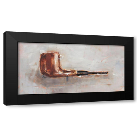 This is a Pipe I Black Modern Wood Framed Art Print by Harper, Ethan
