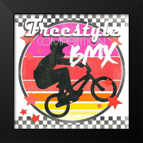 Rad Times I Black Modern Wood Framed Art Print by Parker, Jennifer Paxton