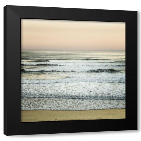 Serenity by the Sea I Black Modern Wood Framed Art Print by Poinski, Dianne