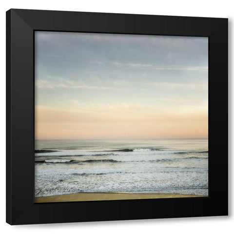 Serenity by the Sea II Black Modern Wood Framed Art Print by Poinski, Dianne