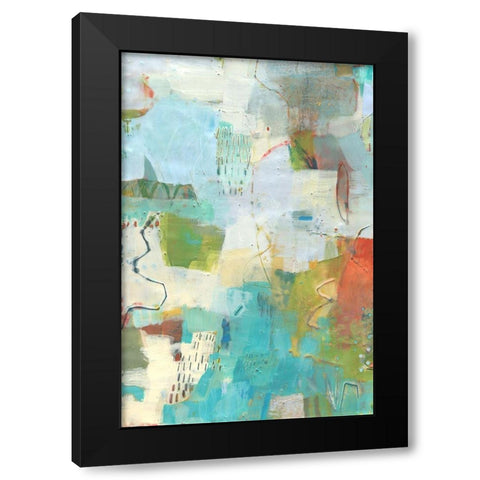 Galore I Black Modern Wood Framed Art Print with Double Matting by Jachimiec, Sue