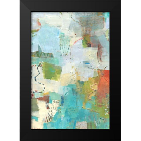 Galore I Black Modern Wood Framed Art Print by Jachimiec, Sue