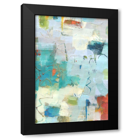 Galore II Black Modern Wood Framed Art Print by Jachimiec, Sue