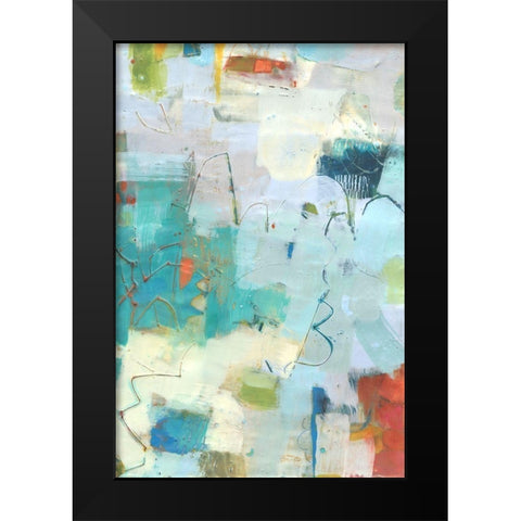 Galore II Black Modern Wood Framed Art Print by Jachimiec, Sue