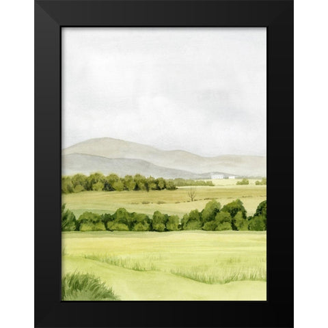 Lush Farmland I Black Modern Wood Framed Art Print by Popp, Grace