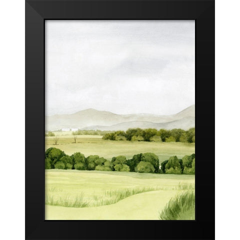 Lush Farmland II Black Modern Wood Framed Art Print by Popp, Grace