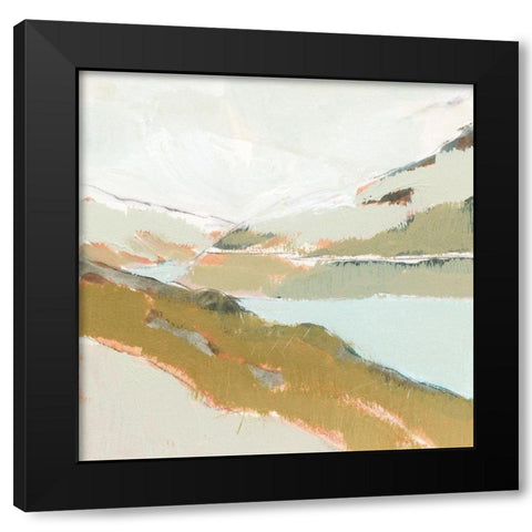 Fading Valley I Black Modern Wood Framed Art Print by Barnes, Victoria