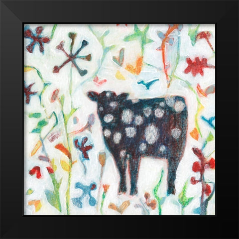 Moona I Black Modern Wood Framed Art Print by Jachimiec, Sue