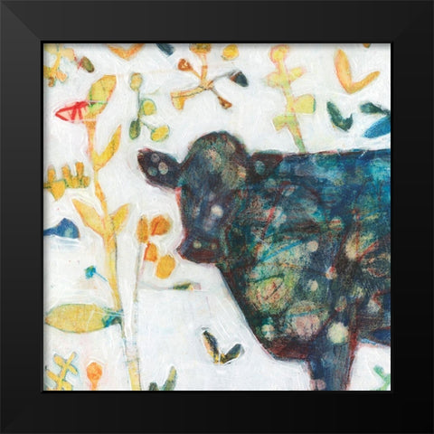 Moona III Black Modern Wood Framed Art Print by Jachimiec, Sue