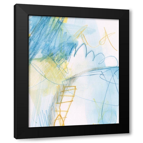 Mara I Black Modern Wood Framed Art Print with Double Matting by Jachimiec, Sue