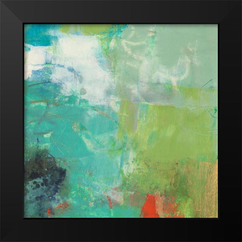 Mod VI Black Modern Wood Framed Art Print by Jachimiec, Sue