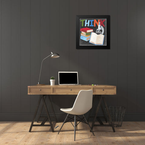 Desk Tools IV Black Modern Wood Framed Art Print by Moore, Regina