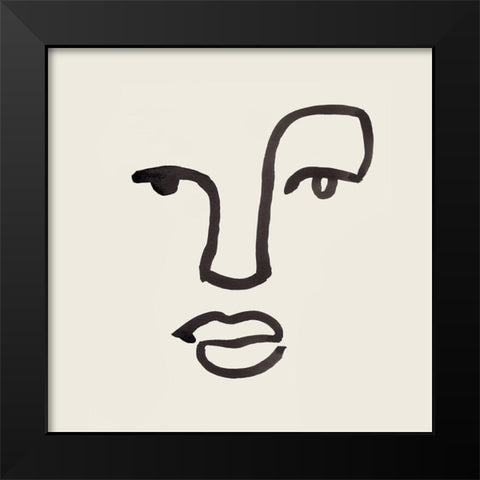 Subtle Expression IV Black Modern Wood Framed Art Print by Warren, Annie