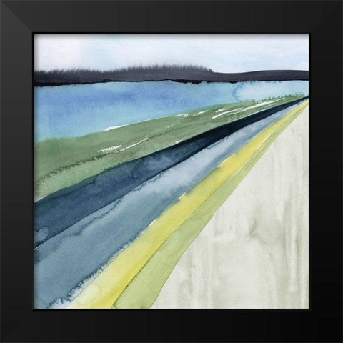 Pastel Perspective I Black Modern Wood Framed Art Print by Popp, Grace