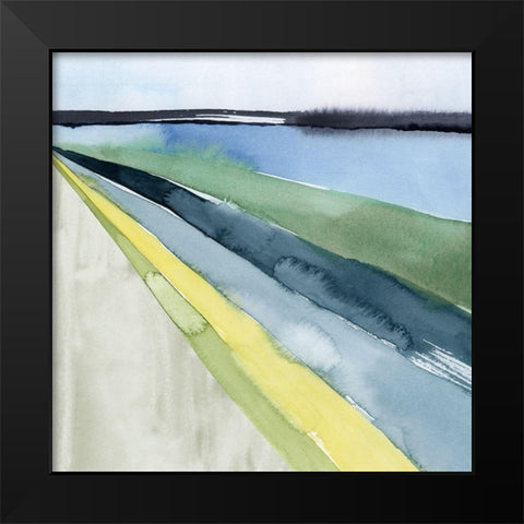 Pastel Perspective II Black Modern Wood Framed Art Print by Popp, Grace