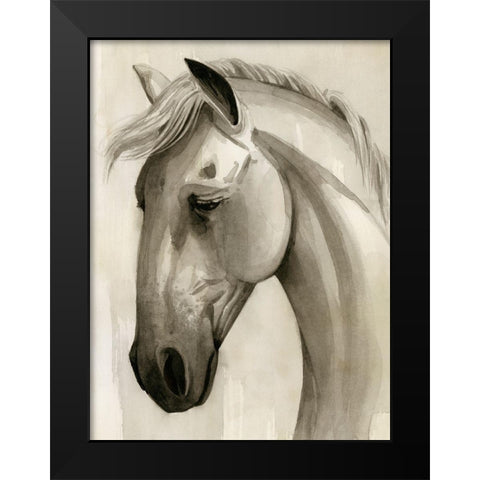 Freckled Pony I Black Modern Wood Framed Art Print by Popp, Grace