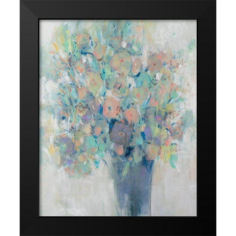 Bouquet II Black Modern Wood Framed Art Print by OToole, Tim