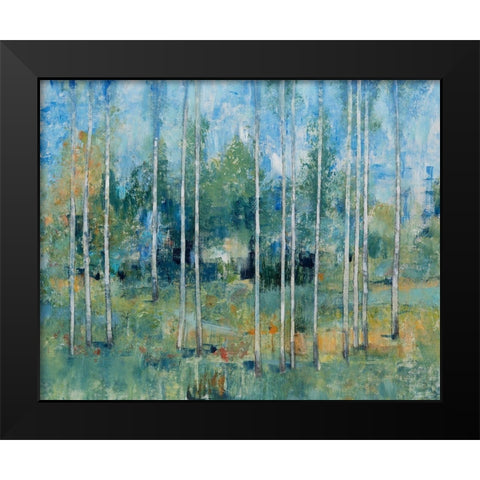 Woodland View II Black Modern Wood Framed Art Print by OToole, Tim