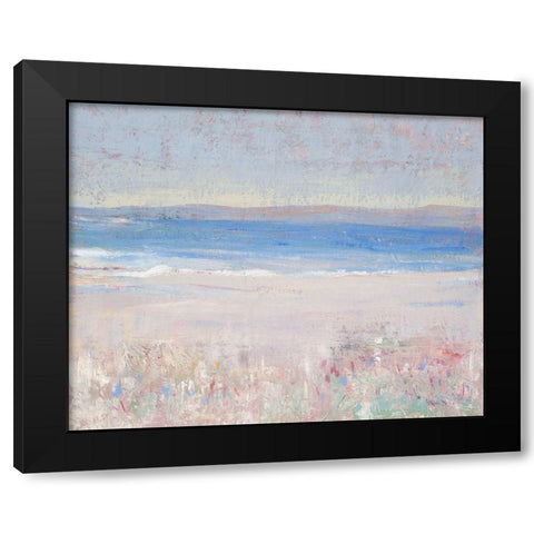 Beach Textures II Black Modern Wood Framed Art Print by OToole, Tim