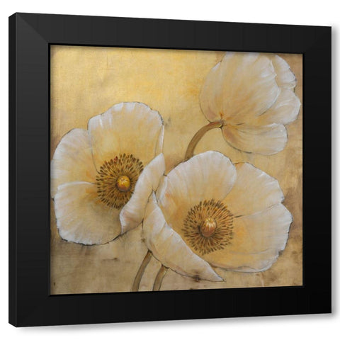 Golden Highlights II Black Modern Wood Framed Art Print with Double Matting by OToole, Tim