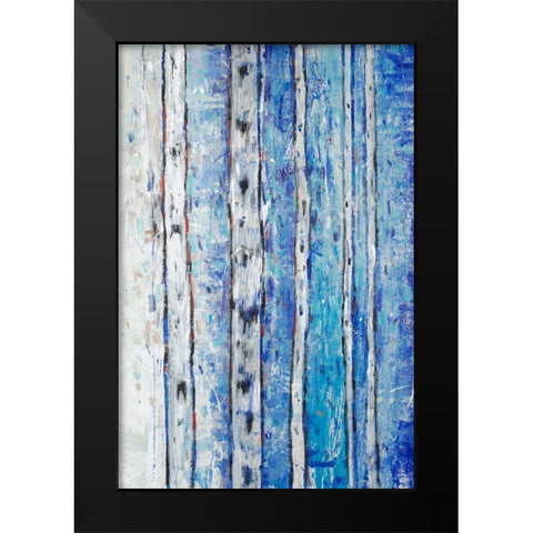 Between the Gap I Black Modern Wood Framed Art Print by OToole, Tim