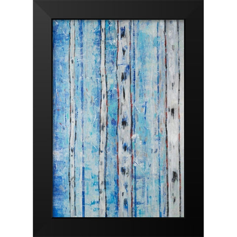 Between the Gap II Black Modern Wood Framed Art Print by OToole, Tim