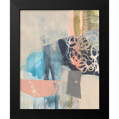 Reductive I Black Modern Wood Framed Art Print by Goldberger, Jennifer