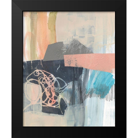 Reductive II Black Modern Wood Framed Art Print by Goldberger, Jennifer