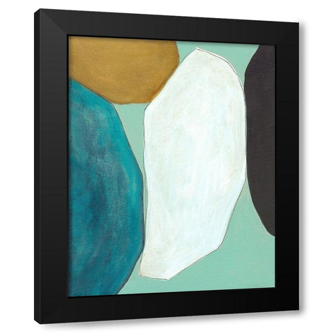Boulder II Black Modern Wood Framed Art Print by Fuchs, Jodi