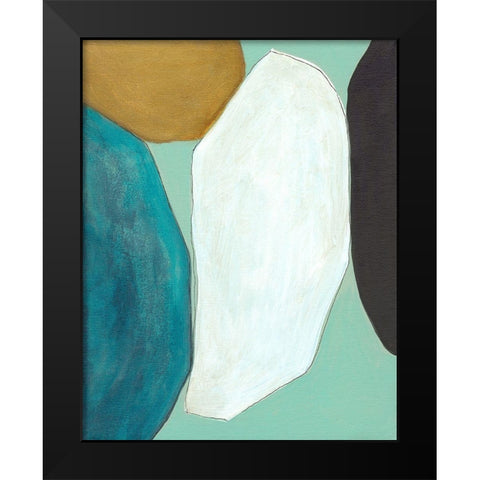 Boulder II Black Modern Wood Framed Art Print by Fuchs, Jodi
